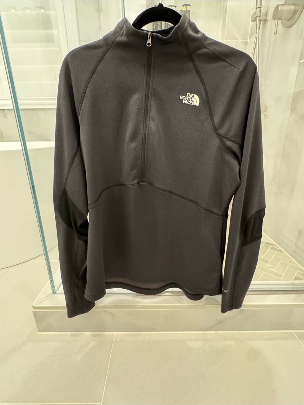 The North Face women's Charcoal Half-Zip Technical Pullover